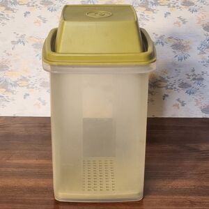 Vintage Three Piece Tupperware Small Pick-A-Deli  Pickle Keeper #1330